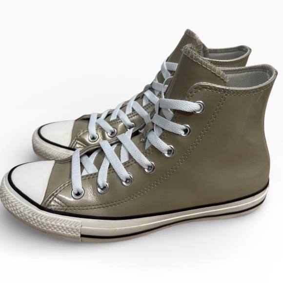 Converse Shoes - Converse Chuck Taylor All Star Hi Metallic Gold High Top Sneakers Womens 8